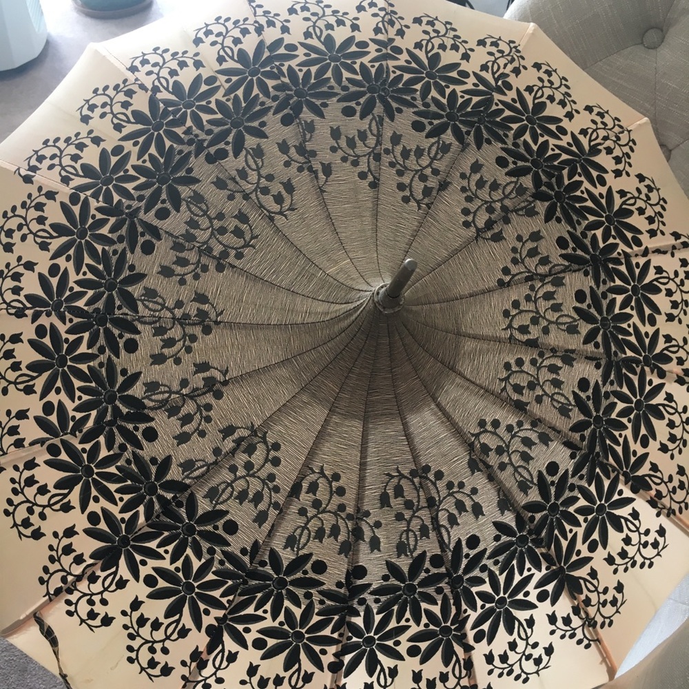 Vintage fabric umbrella